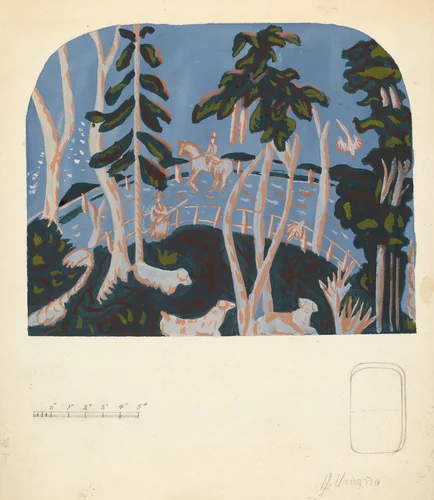 Bandbox by Alfonso Umana, index of american design, 1937