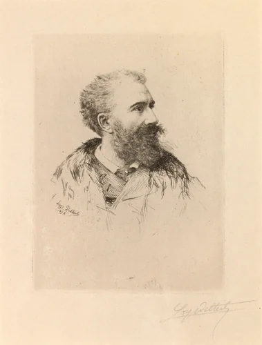 Félix-Hilaire Buhot by Loys Delteil, print, 1898