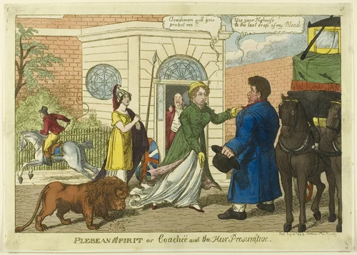 Plebean Spirit by Charles Williams, print, 1814