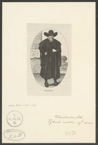 Zakenman Pieter Gijsen by Frits Orloff, print, 1869