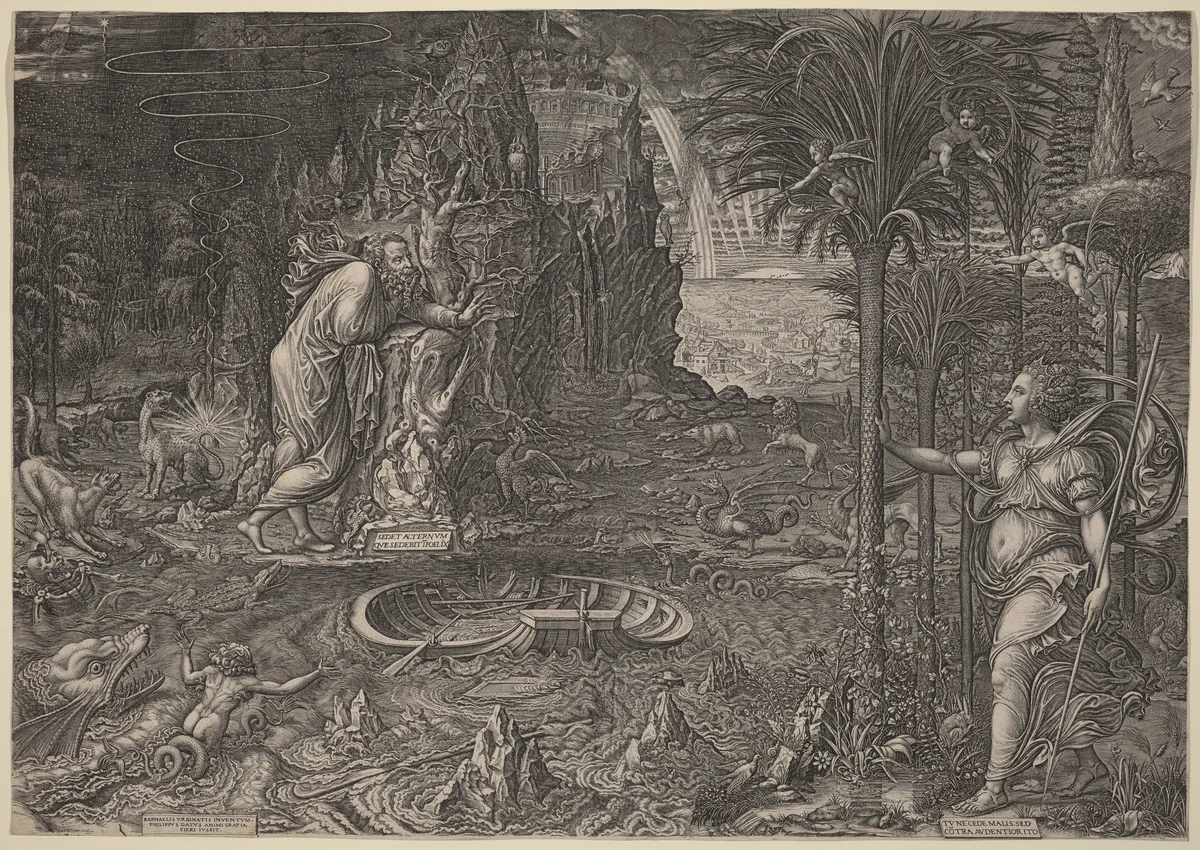 Allegory of Life by Giorgio Ghisi, print, 1561