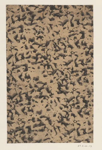 Toepmarmer in zwart by anonymous, other, 1750-1900