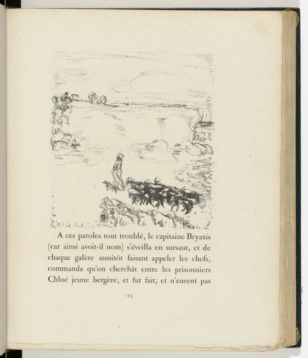 In-text plate (page 125) from Daphnis et Chloé by Pierre Bonnard, illustrated book, 1902