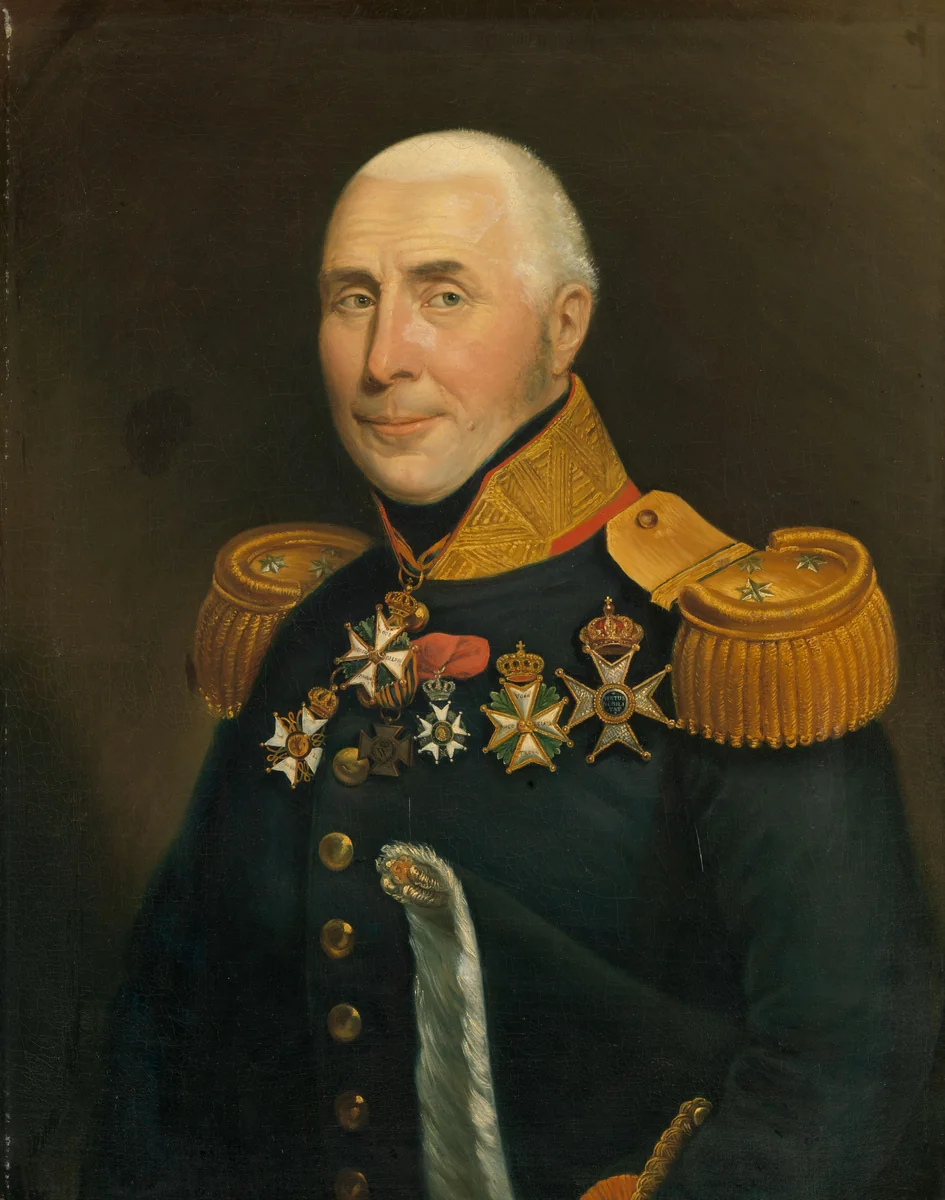 Gijsbertus Martinus Cort Heyligers (1770-1849). Lieutenant General in the Infantery by Jan Kieft, painting, 1831