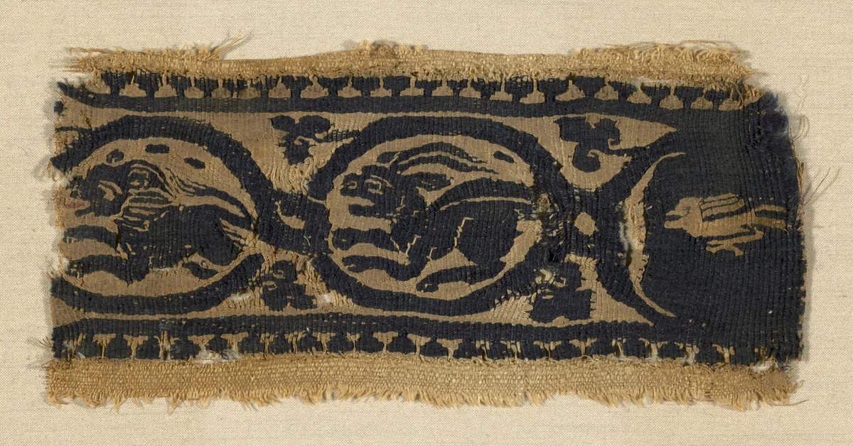 Border by Egypt, textile, 401-500