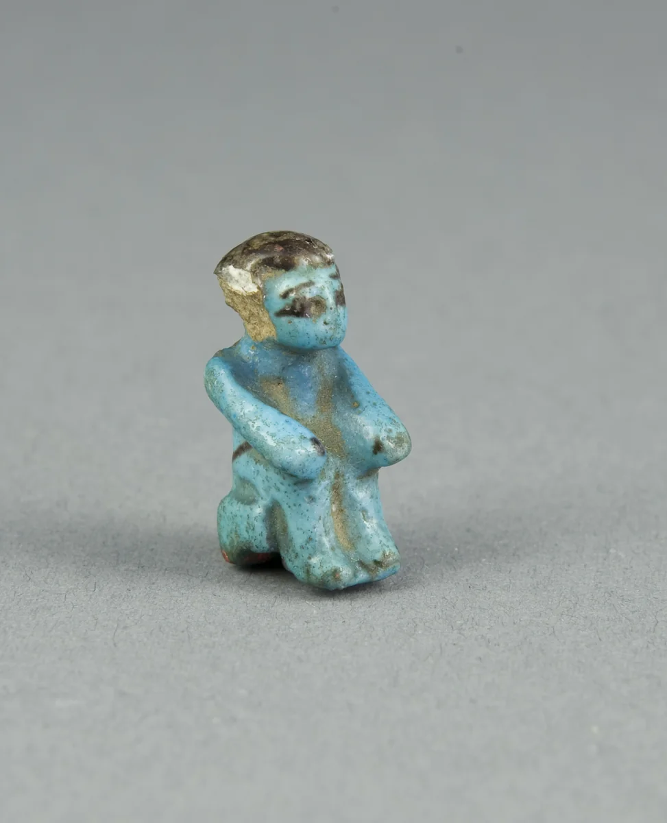 Figurine of a Seated Man by Egyptian, metalwork, -2055--1650