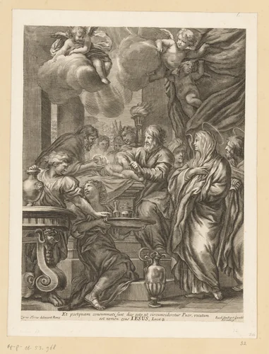 Besnijdenis van Jezus by anonymous, print, 1665-1698