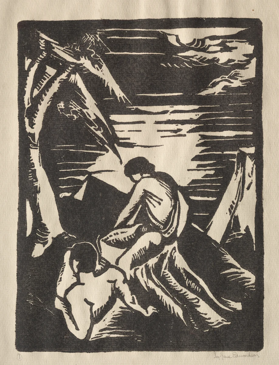 Orestes and Pylades by Ivy Jane Edmondson Starr, print