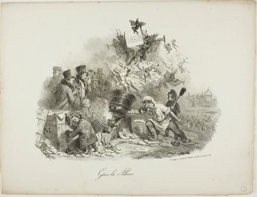 Gâres les Albums by Denis Auguste Marie Raffet, print, 1828