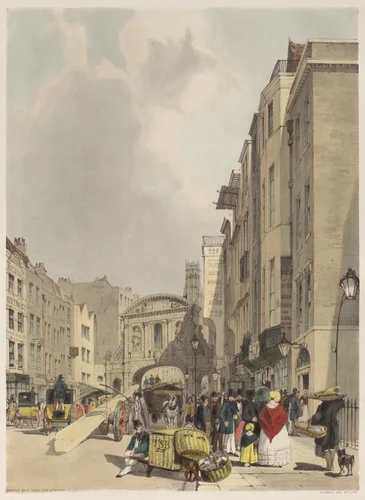 London As It Is: Temple Bar, from the Strand by Thomas Shotter Boys, book, 1842