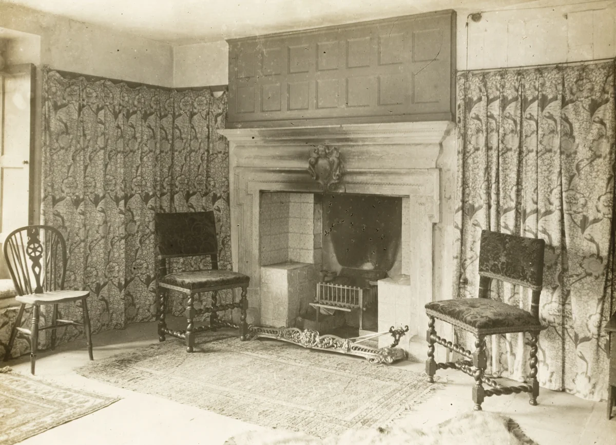 Kelmscott Manor: The Green Room by Frederick Evans, photograph, 1896