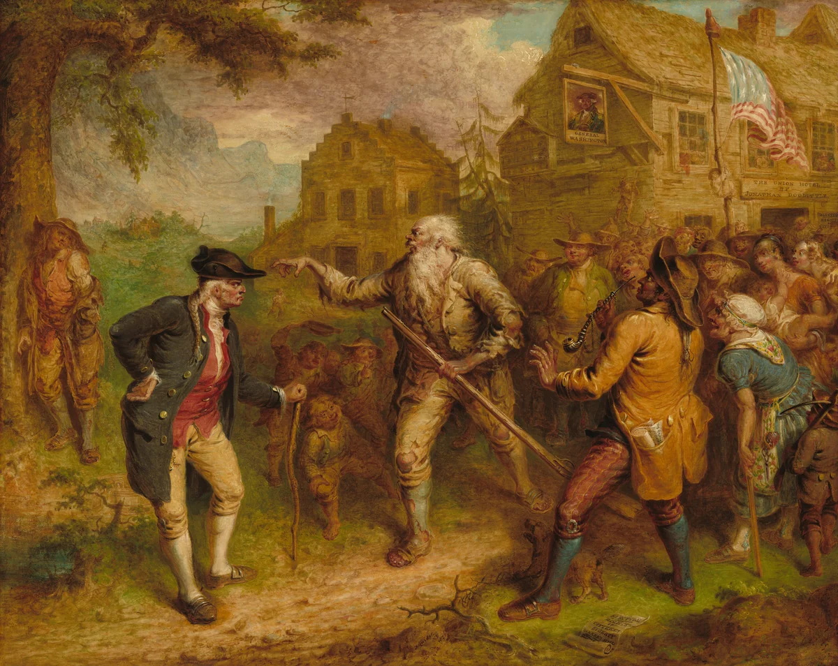 The Return of Rip Van Winkle by John Quidor, painting, 1849
