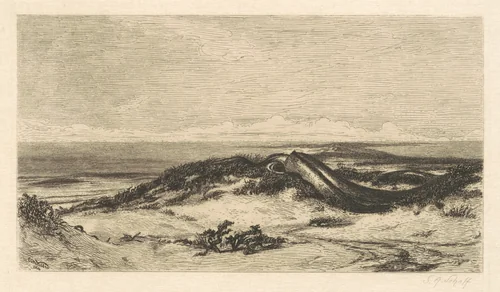 The Sea Serpent by Stephen Alonzo Schoff, print, 1880