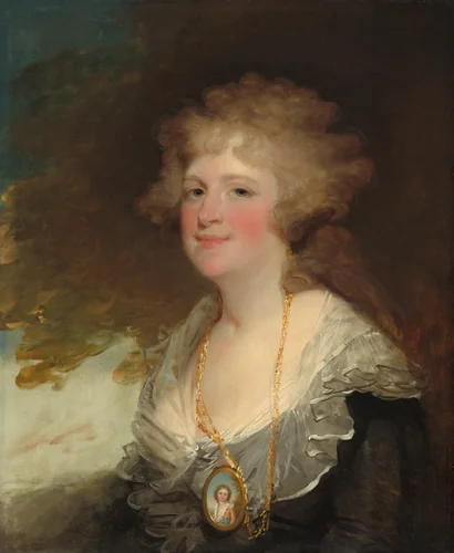 Sarah Shippen Lea (Mrs. Thomas Lea) by Gilbert Stuart, painting, 1793-1803