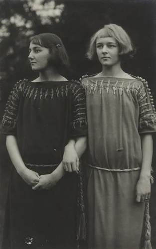 Anne and Elizabeth Breed by Charles H. Breed, photograph, 1919