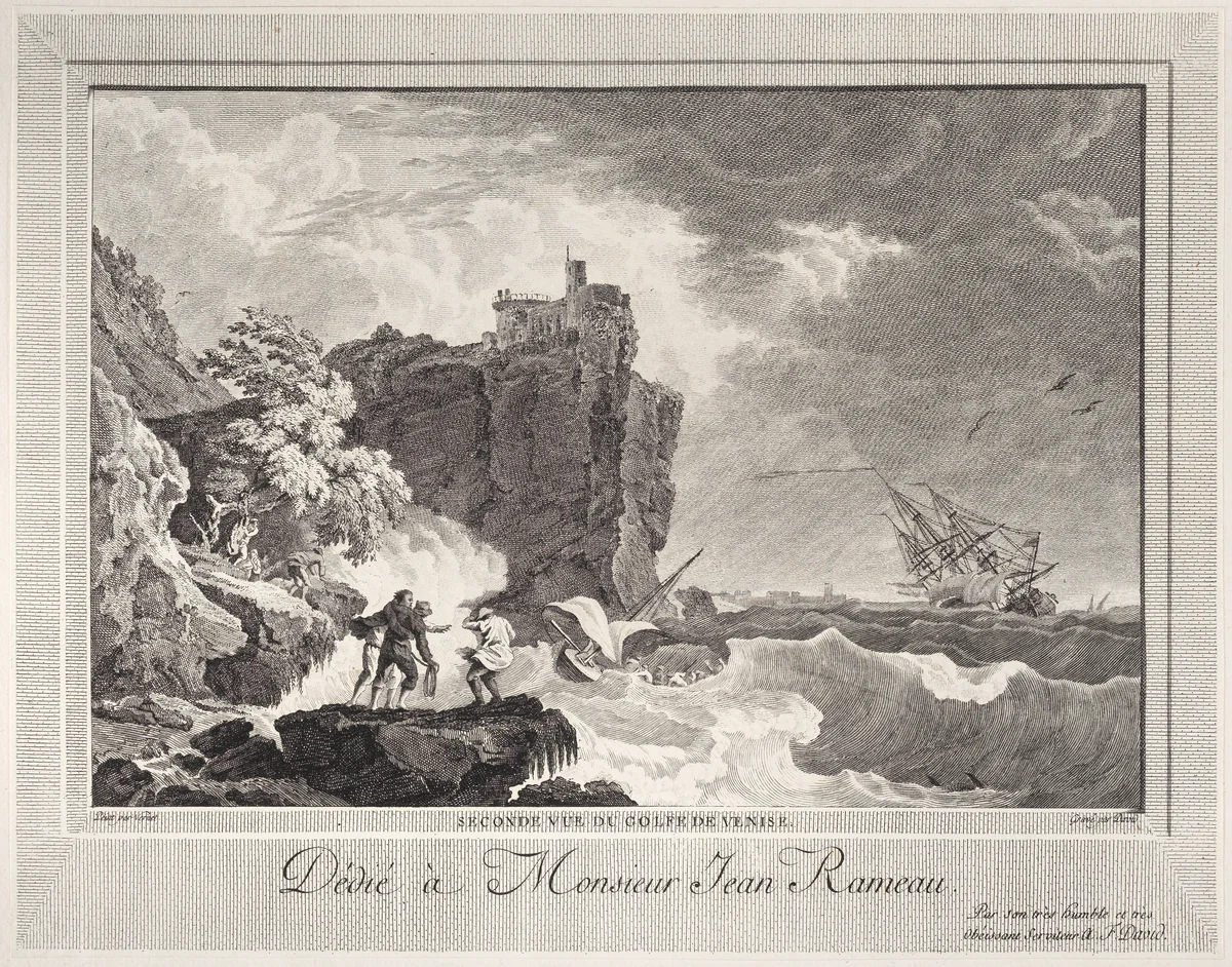 Second View of the Gulf of Venice by Joseph Vernet, print, 1765-1805