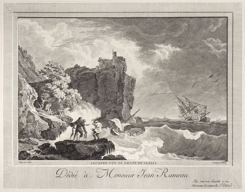 Second View of the Gulf of Venice by Joseph Vernet, print, 1765-1805