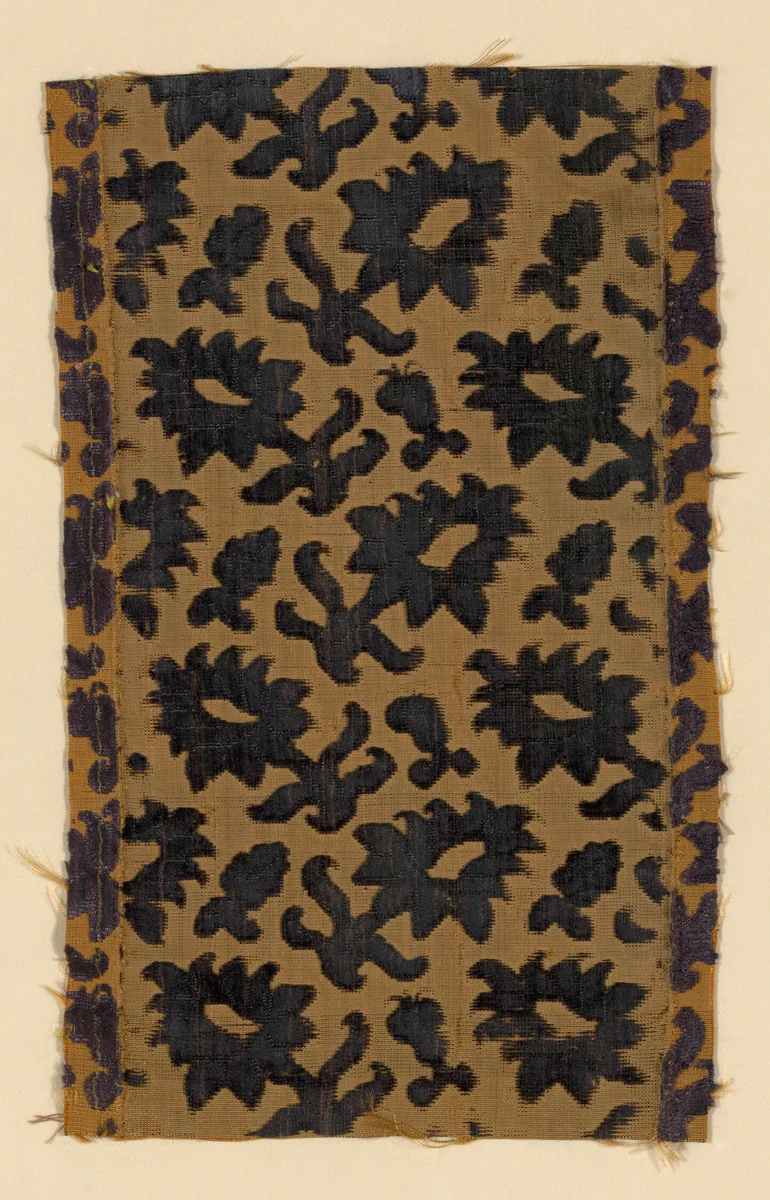 Fragment by Italy, textile, 1600-1650