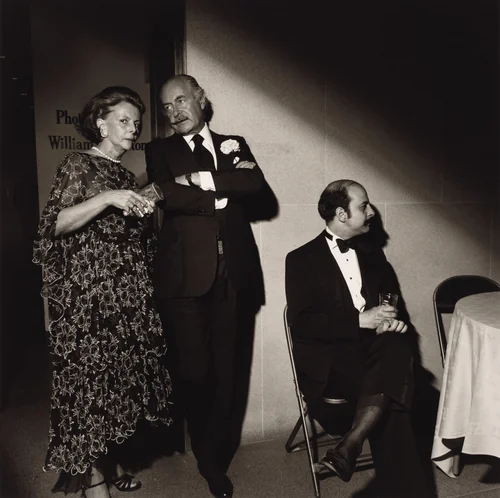 Benefit, The Museum of Modern Art, New York City by Larry Fink, photograph, 1977