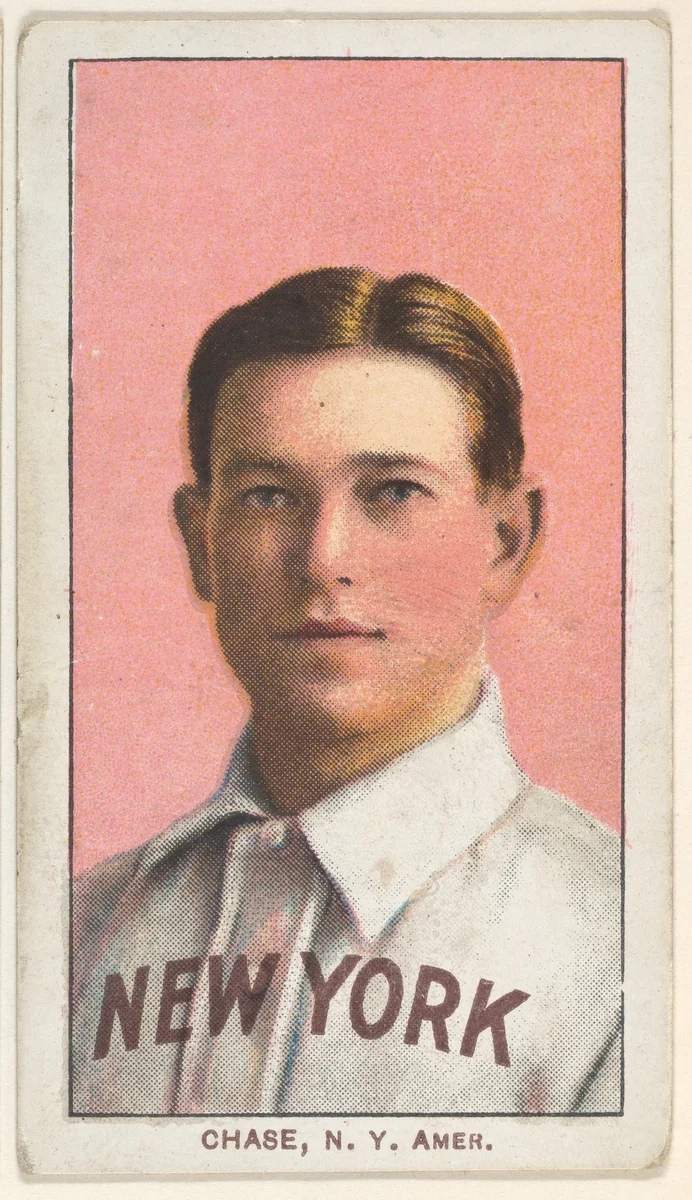 Chase, New York, American League, from the White Border series (T206) for the American Tobacco Company by American Tobacco Company, print, 1909-1911