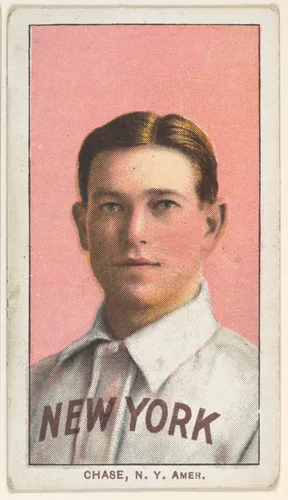Chase, New York, American League, from the White Border series (T206) for the American Tobacco Company by American Tobacco Company, print, 1909-1911