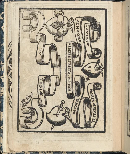 Essempio di recammi, page 18 (verso) by Giovanni Antonio Tagliente, book, 1530