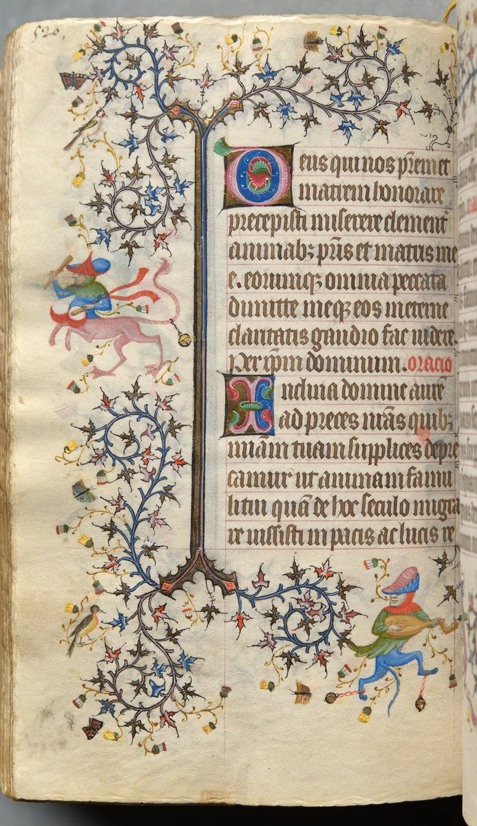 Hours of Charles the Noble, King of Navarre (1361-1425): fol. 254v, Text by Master of the Brussels Initials and Associates, book, 1400-1410