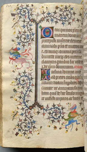 Hours of Charles the Noble, King of Navarre (1361-1425): fol. 254v, Text by Master of the Brussels Initials and Associates, book, 1400-1410