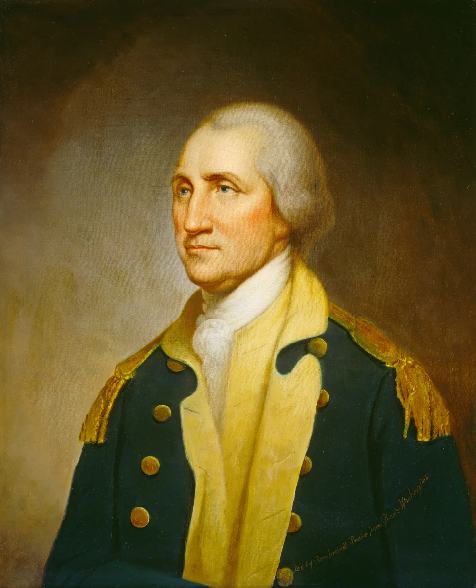 George Washington by Rembrandt Peale, painting, 1859
