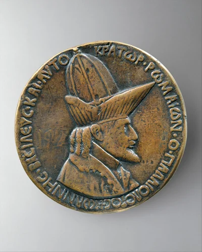 Medal: John VIII Palaeologus by Pisanello, metalwork, 1439-1800