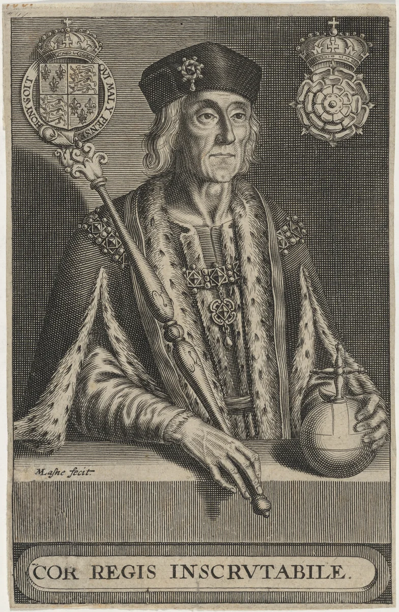 Henry VII of England by Michel Lasne, print, 1590-1667