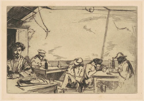 Soupe à Trois Sous by James McNeill Whistler, print, 1859
