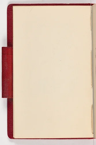 Page 28 (Blank Page) by Gustav Klimt, sketchbook, 1898