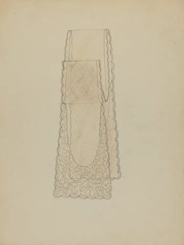 Small Cravat by Dorothy M. Gerhard, index of american design, 1935-1942