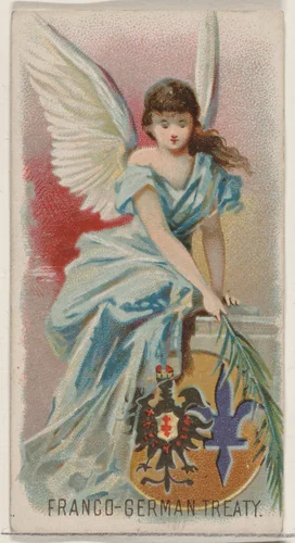 Franco-German Treaty, from the Holidays series (N80) for Duke brand cigarettes by W. Duke, Sons & Co., print, 1890