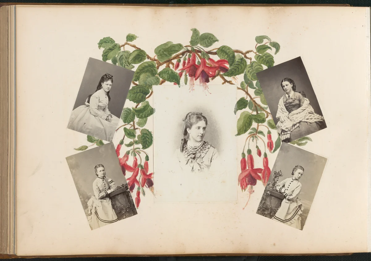 The Madame B Album by Marie-Blanche Hennelle Fournier, photograph, 1870-1879