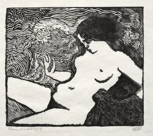 Wave by Aristide Maillol, print, 1895-1898