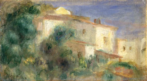 Maison de la Poste, Cagnes by Auguste Renoir, painting, 1906-1907