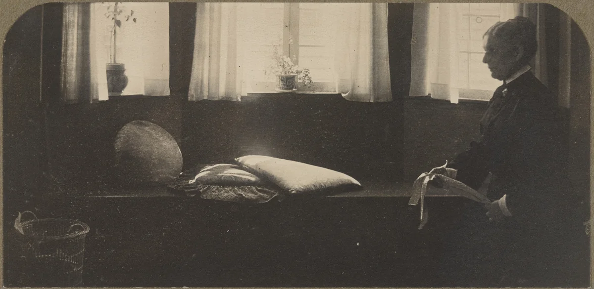 A study for Beneath the Wrinkle by Clarence H. White, photograph, 1903