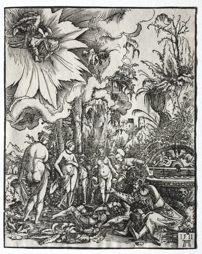 The Judgment of Paris by Albrecht Altdorfer, print, 1511
