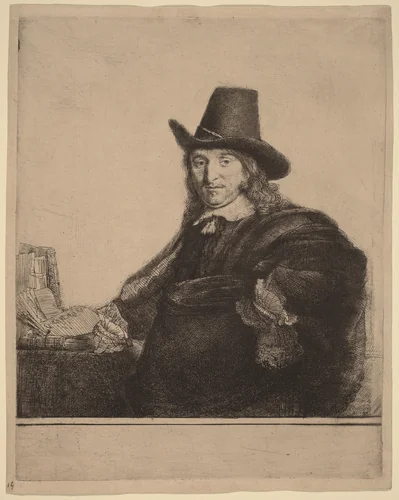 Jan Asselijn by Rembrandt van Rijn, print, 1647