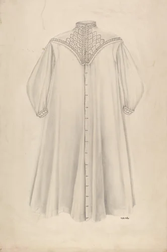 Woman's Nightgown by Edith Miller, index of american design, 1938