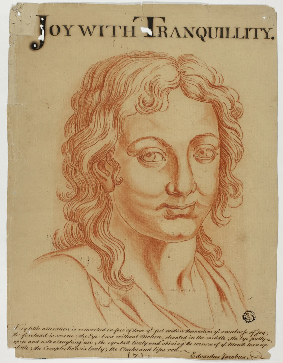 Joy with Tranquility by Charles Le Brun, drawing, 1698-1799