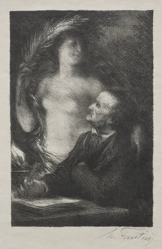 The Muse by Henri Fantin-Latour, print, 1887