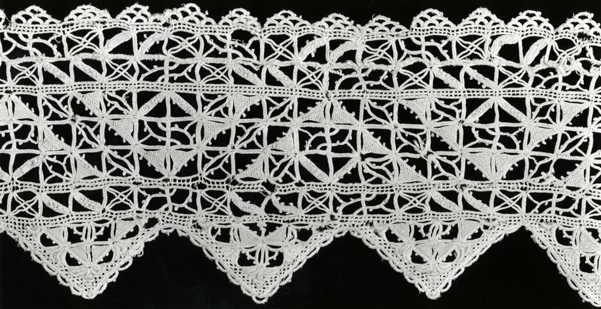 Border (From a Cover) by Italy, textile, 1550-1600