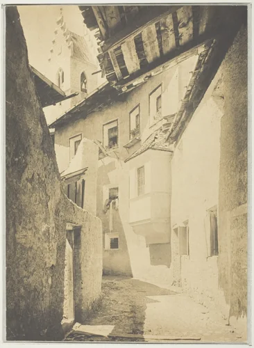 A Street in Sterzing, The Tyrol by Alfred Stieglitz, photograph, 1890