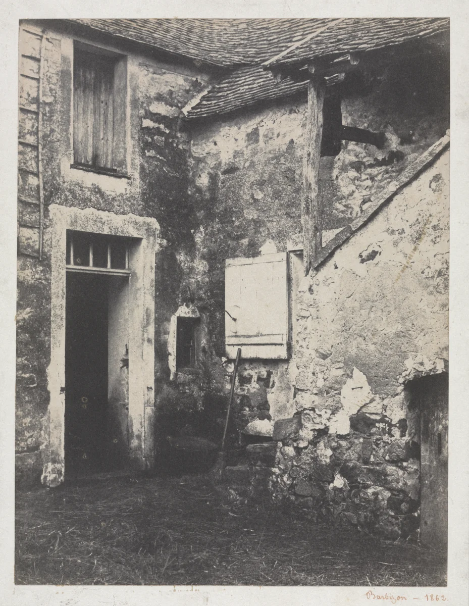 Farmyard by Eugène Cuvelier, photograph, 1862