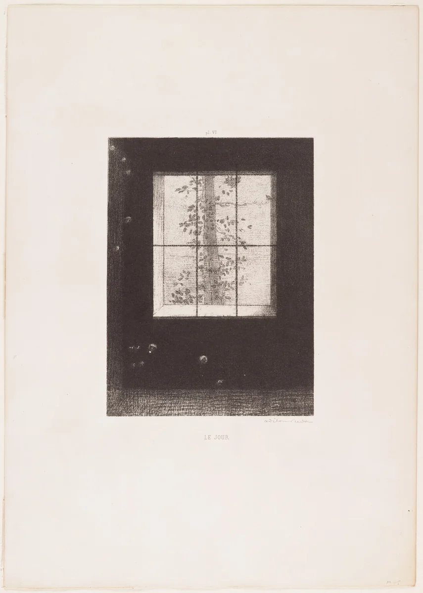 Day (Le Jour) from Dreams (Songes) by Odilon Redon, print, 1891