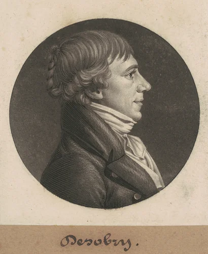 Desobry by Charles B. J. Févret de Saint-Mémin, print, 1803