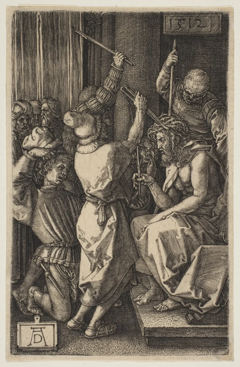 Christ Crowned with Thorns, from "The Passion" by Albrecht Dürer, print, 1512